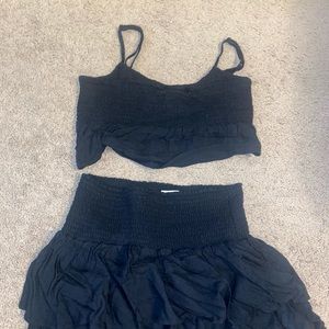 Two piece skirt set